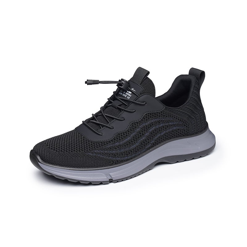 LAORENTOU Walking Shoes Men's Low Top Black/Gray - Image 2