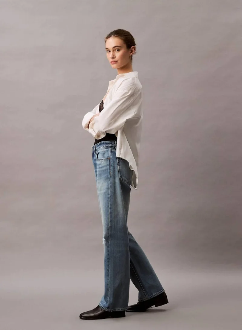 Calvin Klein Jeans GOLD DUST 90'S Straight Jeans for Women | Best Price UAE