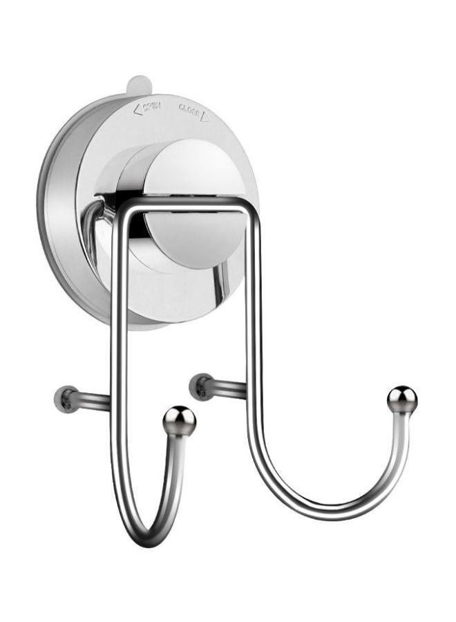 Stainless Steel Towel Hook Silver 12.5x7x8centimeter - Image 1