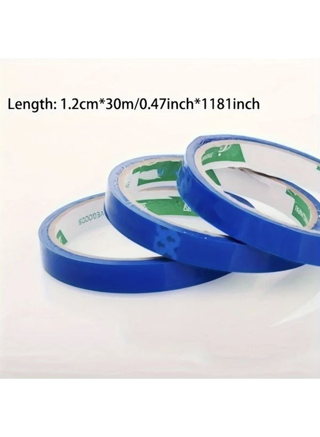 10 Pcs Red PVC Masking Tape Rolls Durable Adhesive for Food Packaging - Image 5