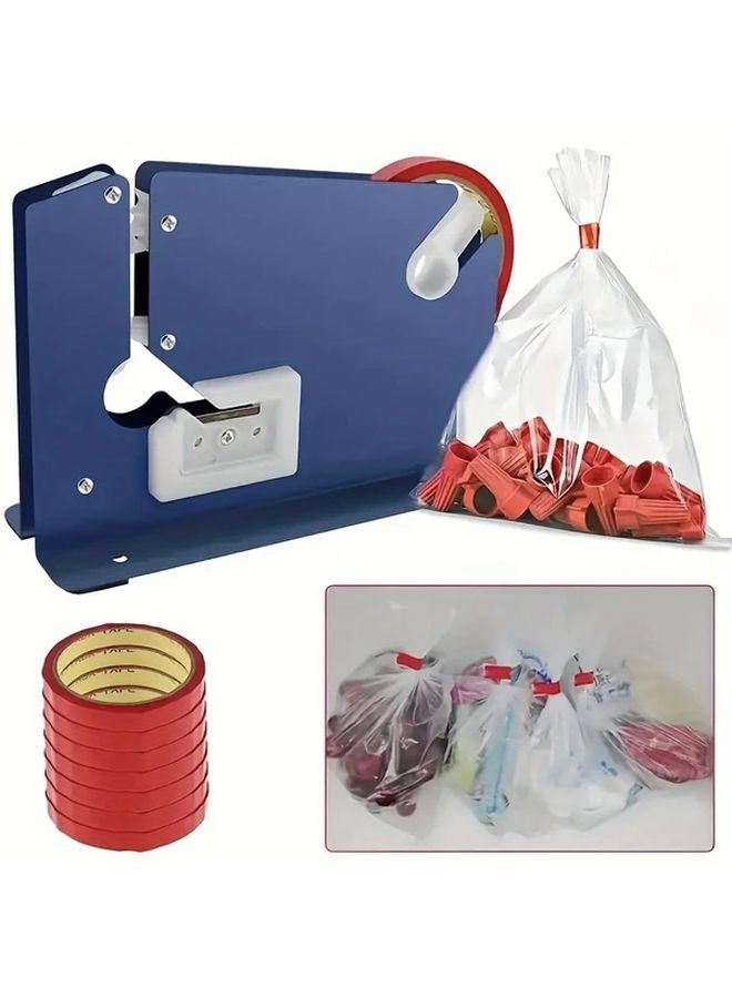 10 Pcs Red PVC Masking Tape Rolls Durable Adhesive for Food Packaging - Image 2