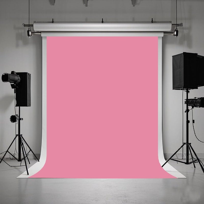 HMTFOTO 5X7ft Pink Backdrop for Photography Photo Booth Background for Photoshoot Background - Image 2