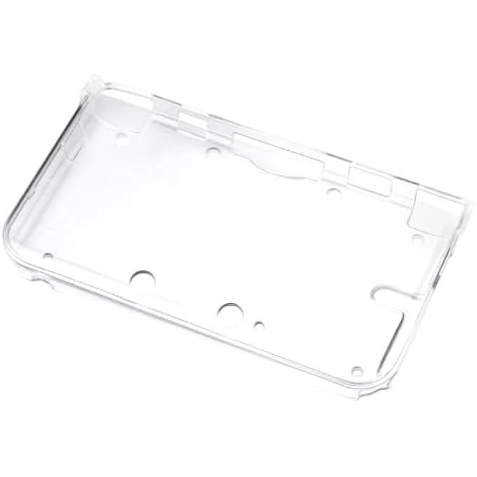 rayihni TRANSPARENT CRYSTAL HARD SHELL CASE FOR GAME CONSOLE COMPATIBLE WITH NINTENDO 3DS XL 3DS LL - Image 1