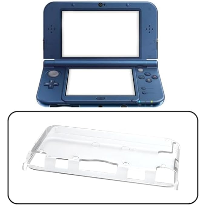 rayihni TRANSPARENT CRYSTAL HARD SHELL CASE FOR GAME CONSOLE COMPATIBLE WITH NINTENDO 3DS XL 3DS LL - Image 3