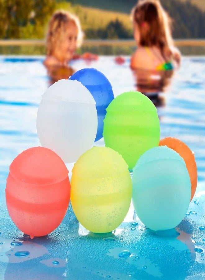 WELLO Reusable Pool Ball, Water Play Sports, Eco-Friendly Ball Set, Food Grade Silicon Materials, Suitable for All Ages Encourages Physical Activity | Pack of 6 Balls | Safe and Non-Toxic - Image 2