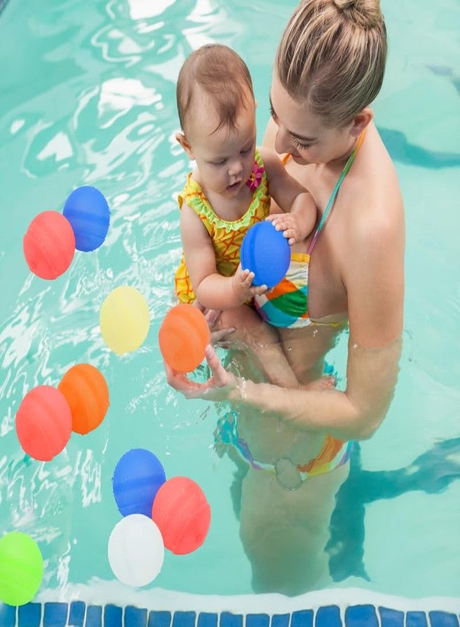 WELLO Reusable Pool Ball, Water Play Sports, Eco-Friendly Ball Set, Food Grade Silicon Materials, Suitable for All Ages Encourages Physical Activity | Pack of 6 Balls | Safe and Non-Toxic - Image 5
