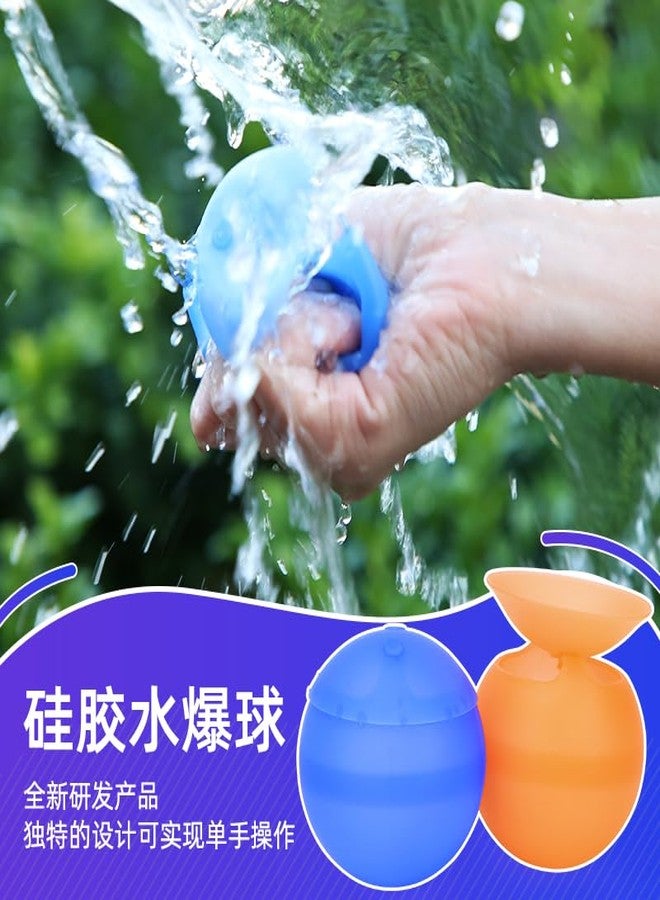 WELLO Reusable Pool Ball, Water Play Sports, Eco-Friendly Ball Set, Food Grade Silicon Materials, Suitable for All Ages Encourages Physical Activity | Pack of 6 Balls | Safe and Non-Toxic - Image 3