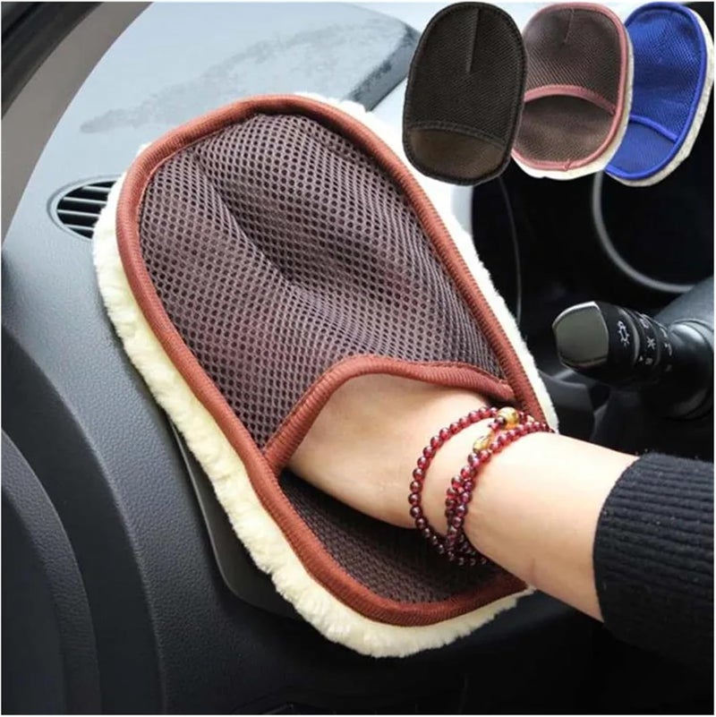 Compatible for 3pcs auto Car Wool Soft Clean(K) - Image 3