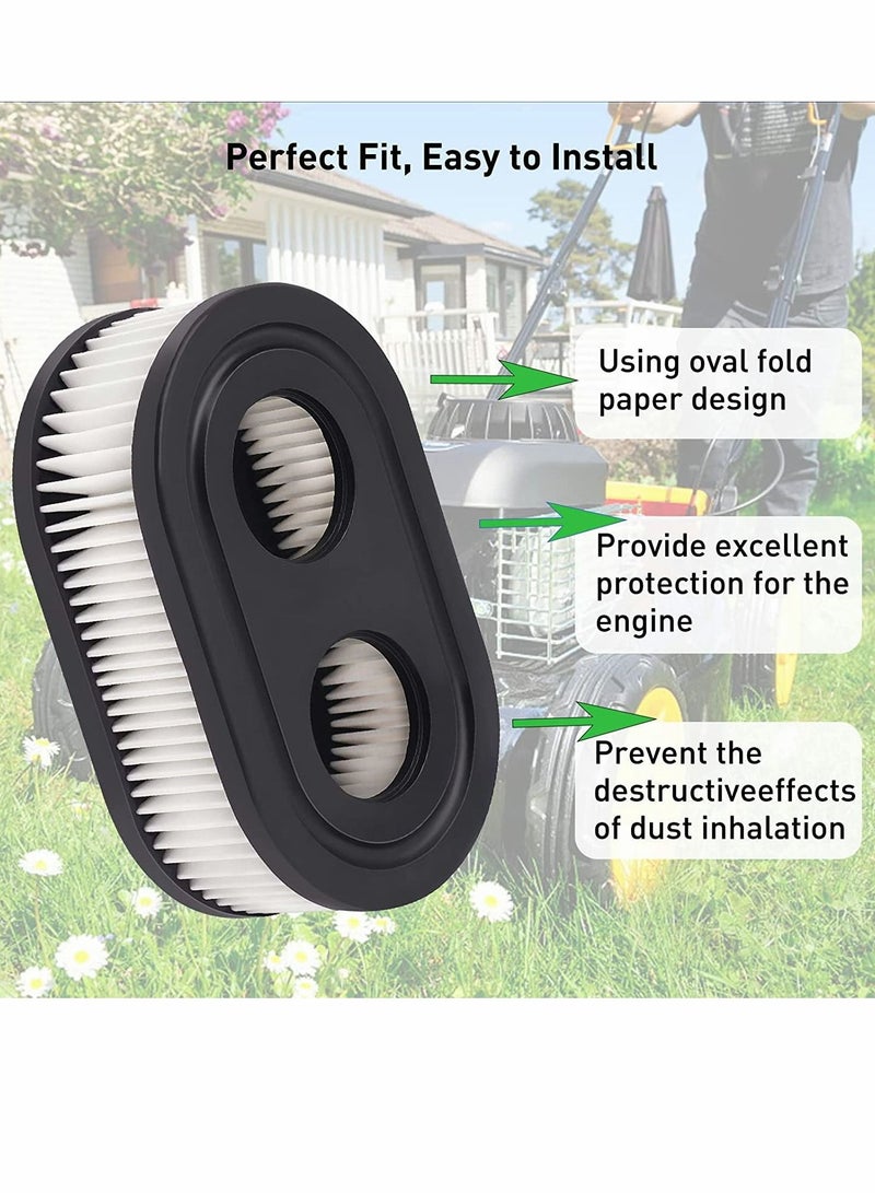 SYOSI Air Filter 593260 798452 334404 Lawn Mower Air Cleaner Cartridge Filter for 4247 5432 5432k 09P00 09P702 550E 500EX 550EX 625 575EX 625EX 675EXI 725EXI Mower Series Engine Accessories (2 PCS) - Image 4