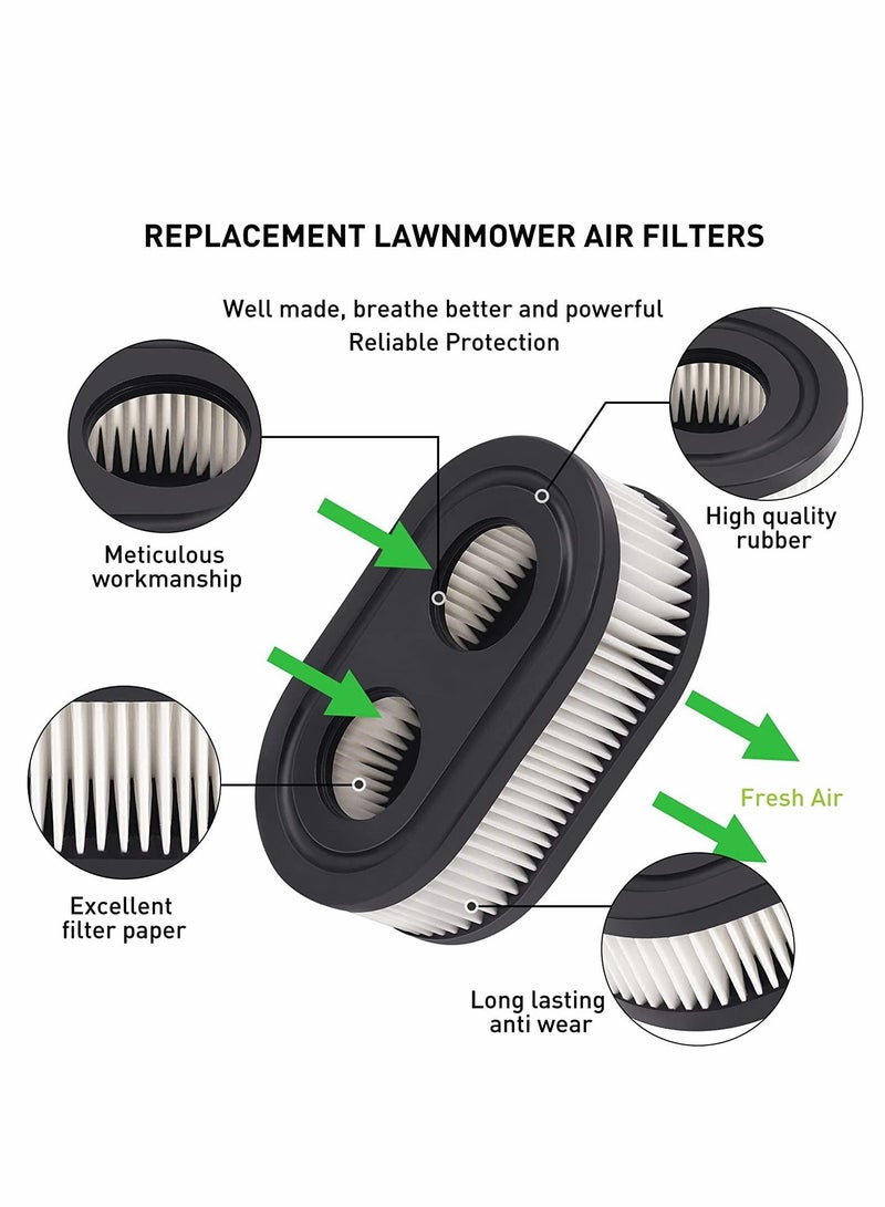 SYOSI Air Filter 593260 798452 334404 Lawn Mower Air Cleaner Cartridge Filter for 4247 5432 5432k 09P00 09P702 550E 500EX 550EX 625 575EX 625EX 675EXI 725EXI Mower Series Engine Accessories (2 PCS) - Image 2