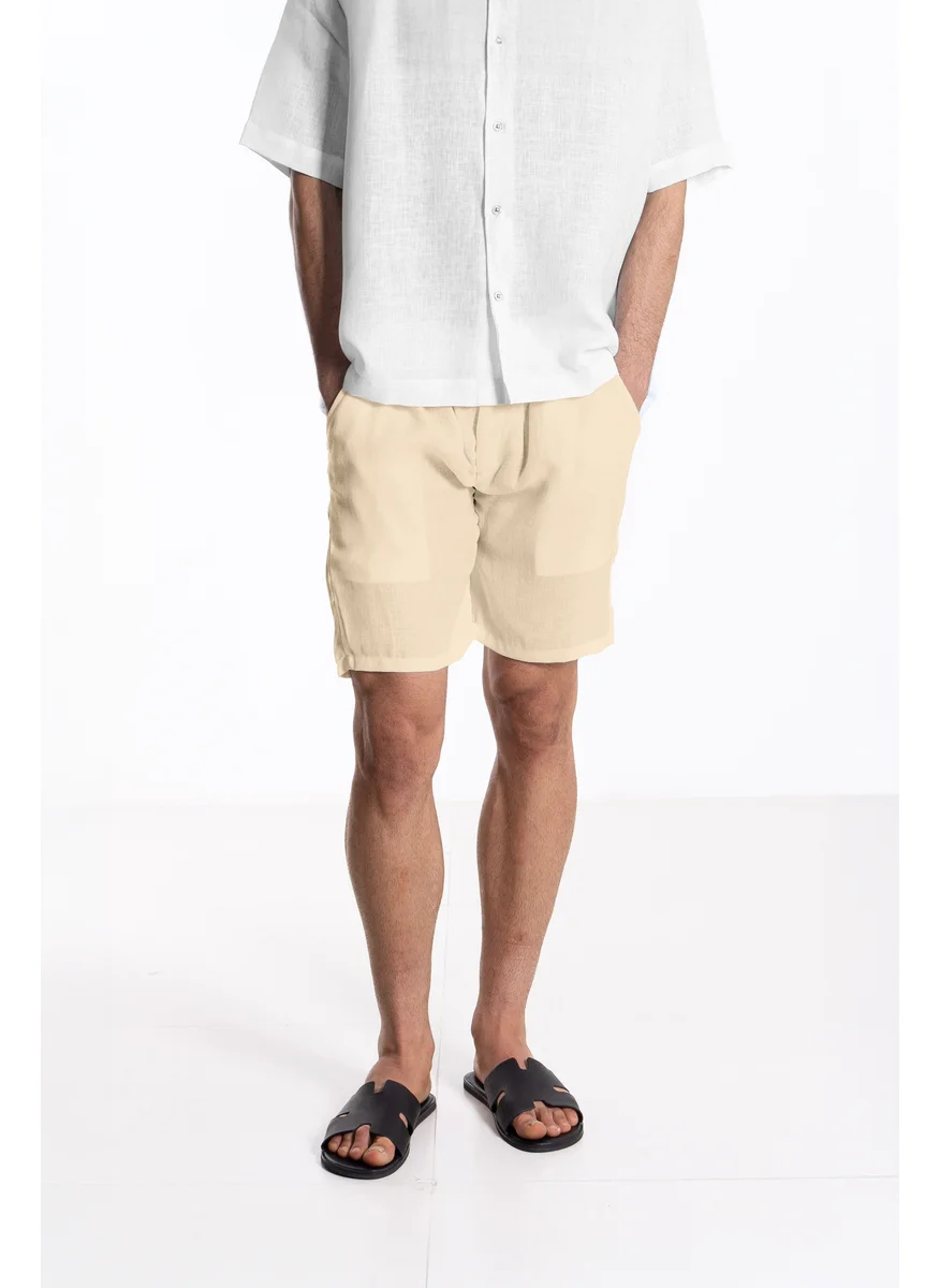 شايبس LINEN BLEND SHORTS