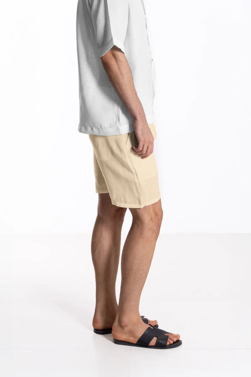 SHAPES LINEN BLEND SHORTS
