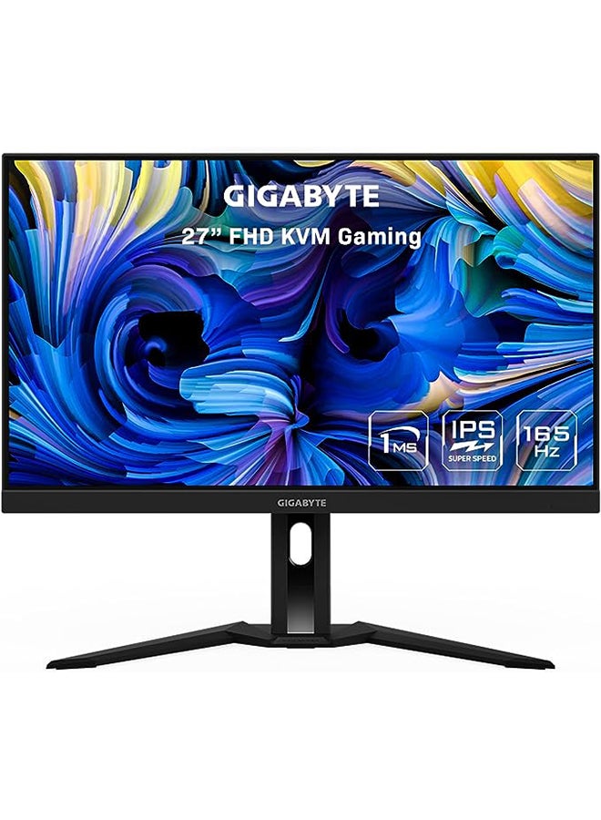 GIGABYTE M27F A Gaming Monitor, 27" FHD SS IPS Display, 165Hz Refresh Rate, 1ms (GtG) Response Time, AMD FreeSync Premium Technology, Flicker-Free & Low Blue Light Feature | M27F-A-EK Black - Image 1
