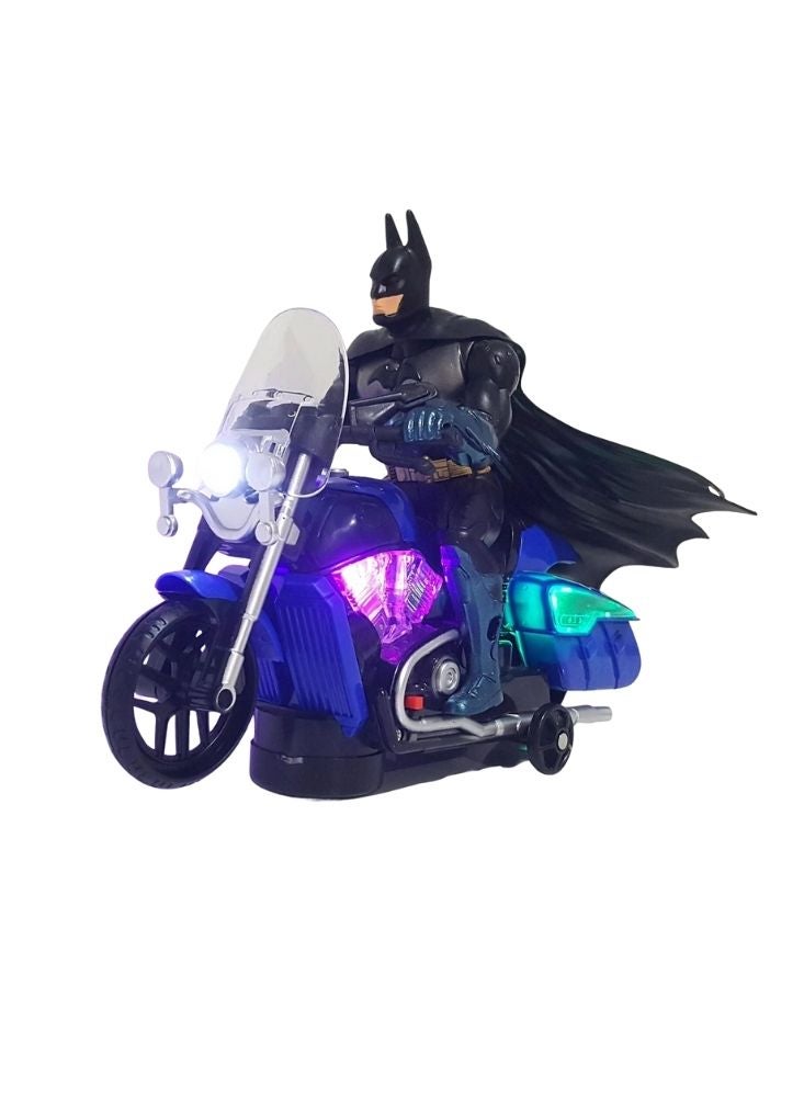 Batman Battery Operated Motorcycle Toy with Lights & Sounds - Image 1