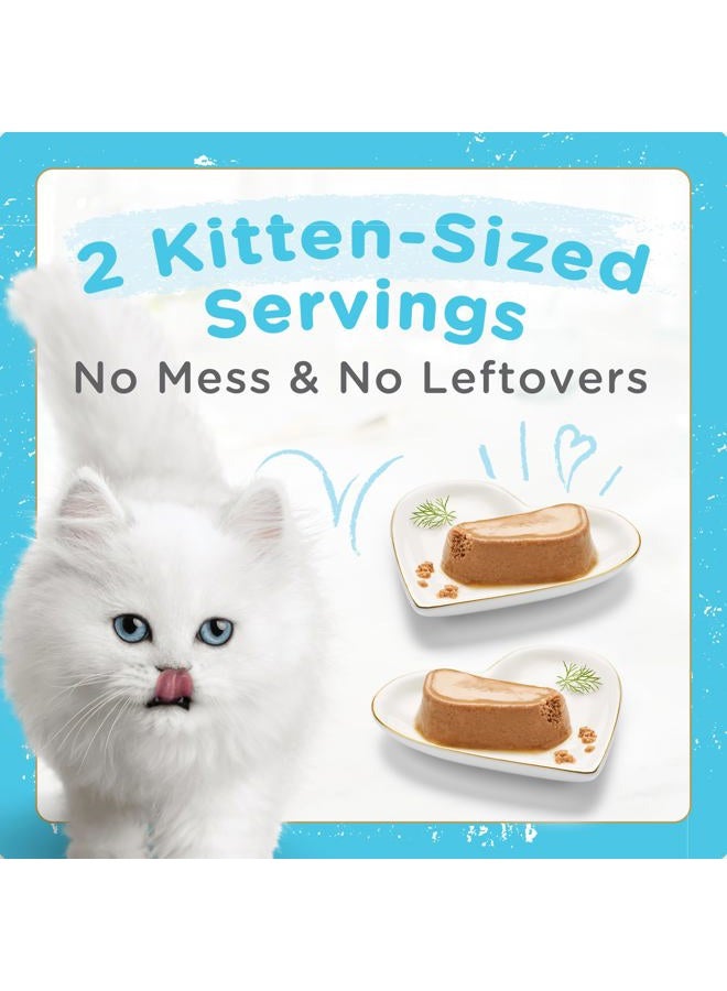 Fancy Feast Purina Fancy Feast Petites Kitten Tender Pate Gourmet Wet Kitten Food Variety Pack - 12 ct. Tub - Image 5