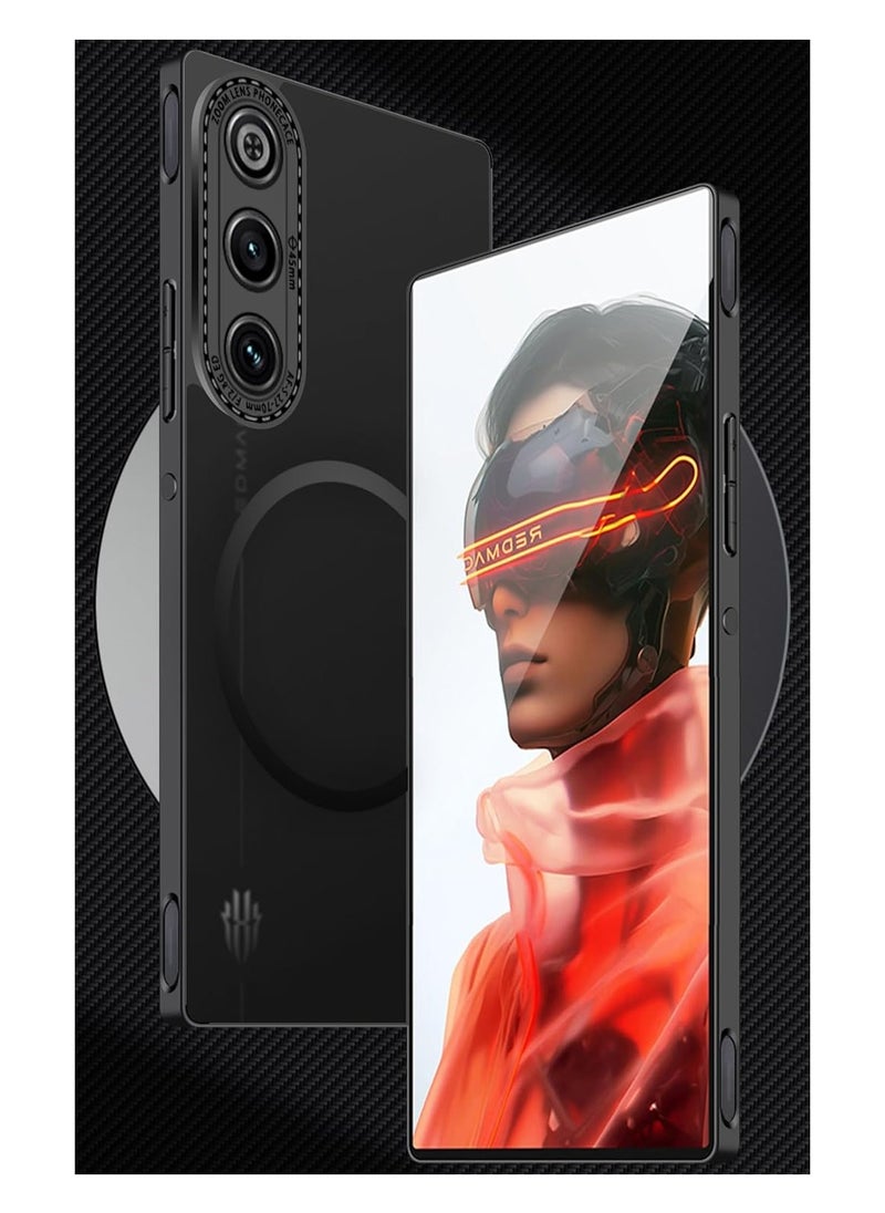 General Magnetic Frosted Case Compatible with ZTE Nubia Red Magic 10 Air 5G, Highly Transparent and Lightweight TPU Shock Absorbing Cover For Red Magic 10 Air  - Image 2