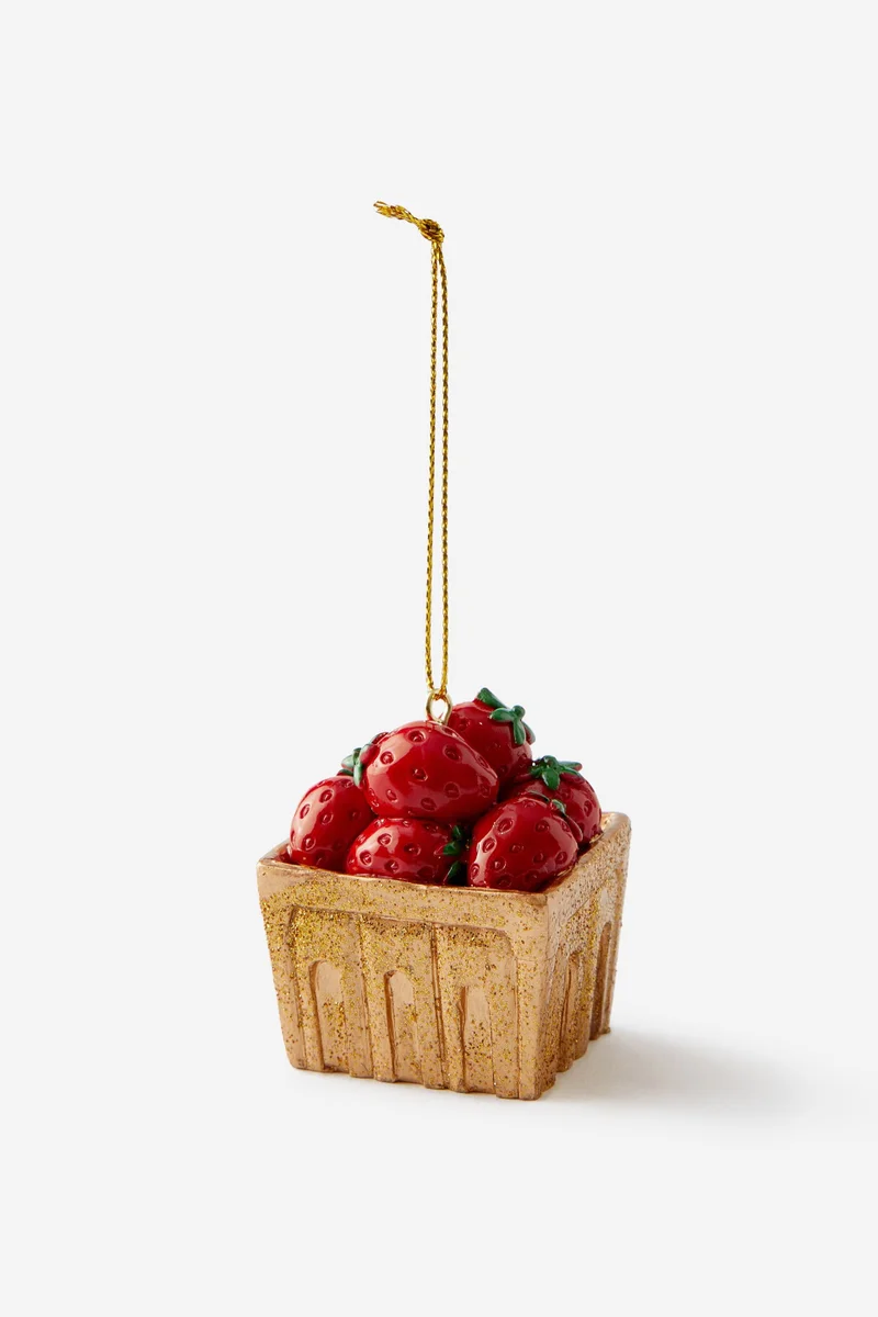 Typo Resin Christmas Ornament