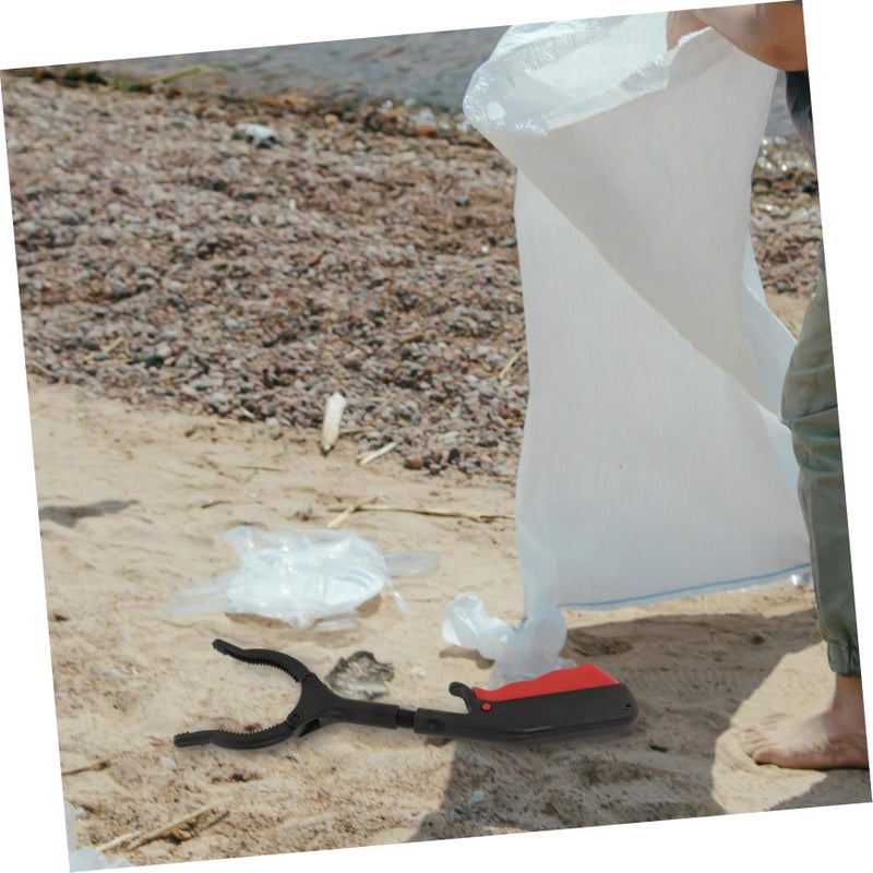 Extended Reach Trash Grabber Tool 45 Inch Portable Litter Picker for Home Garden Outdoor Cleanup - Image 4