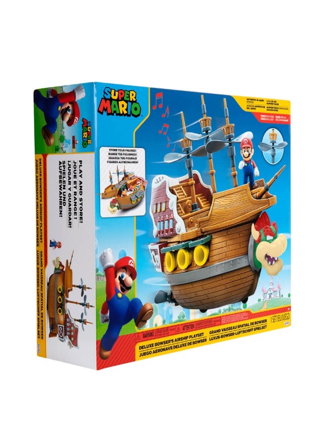 Super Mario Deluxe Bowser's Airship Playset - Image 2