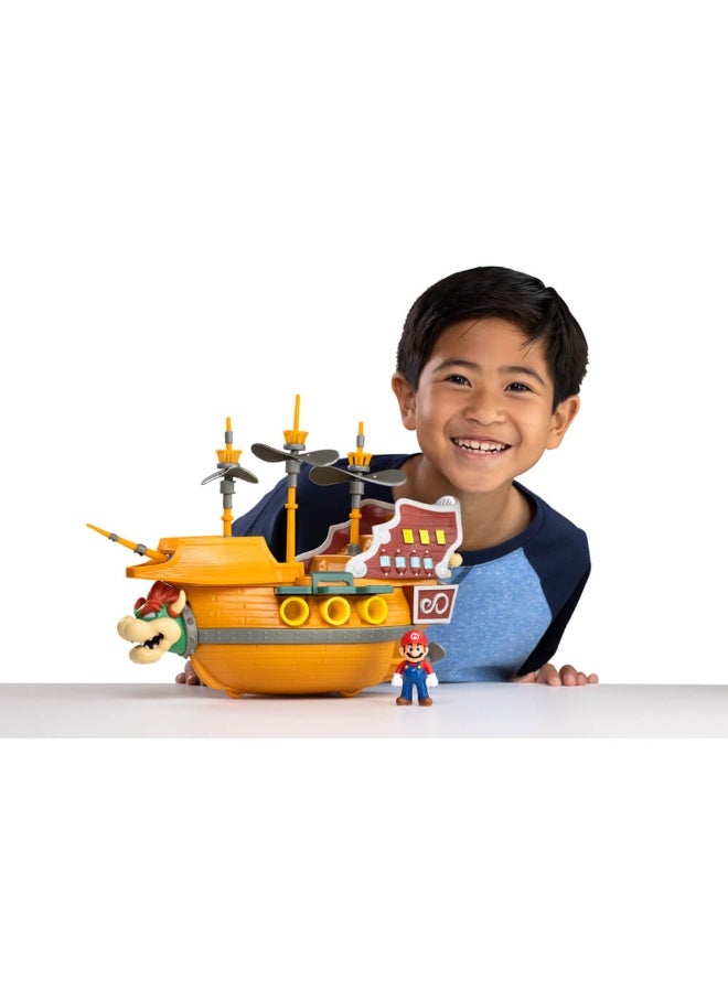 Super Mario Deluxe Bowser's Airship Playset - Image 4