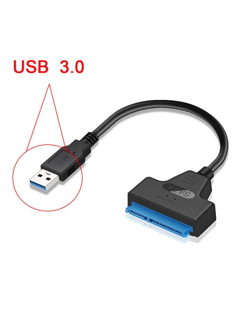 USB 3.0 Easy Drive Line SATA 22Pin To USB Adapter 2.5 Inch Solid State Mechanical Hard Disk Line TYPE-C For Motorcycle Electroni USB3.0 to SATA22Pin
