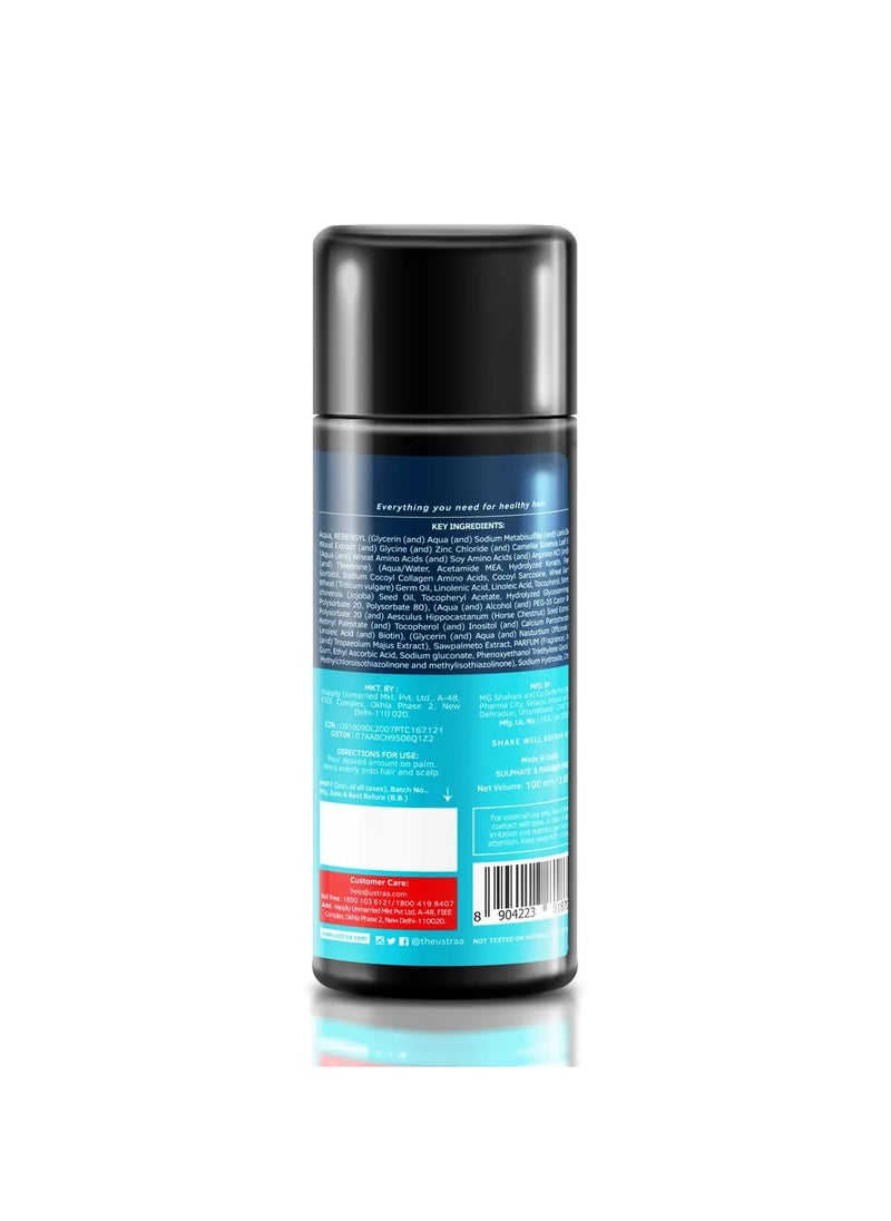 Ustraa - USTRAA Hair Growth Vitalizer 100ml – Clinically Tested | Hair Oil With Redensyl, Saw Palmetto, Vitamins, Amino Acids, Keratin, Wheatgerm & Jojoba Oil - Image 1