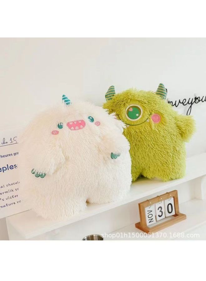 Plush Little Monster Internet Celebrity Ins Style Doll Cartoon Big Eyes Long Hair Strange Toy Little Red Riding Book Same Style Pillow-Specifications:Purple-Color:45cm