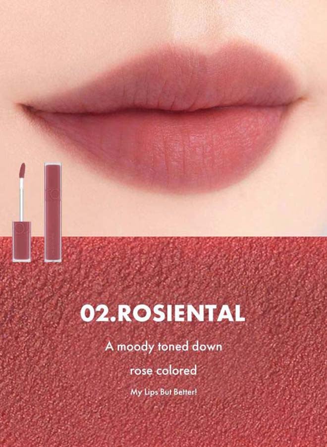 rom&nd Blur Fudge Tint 02 Rosiental - Image 4