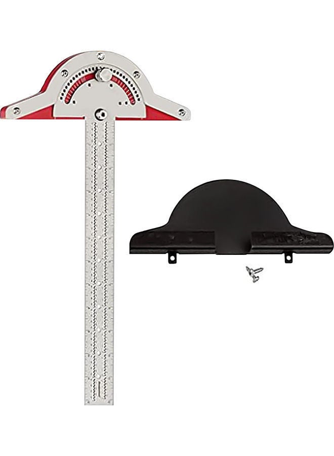NIBEMINENT Multi-Functional Measuring Ruler Silver/Red  - Image 3