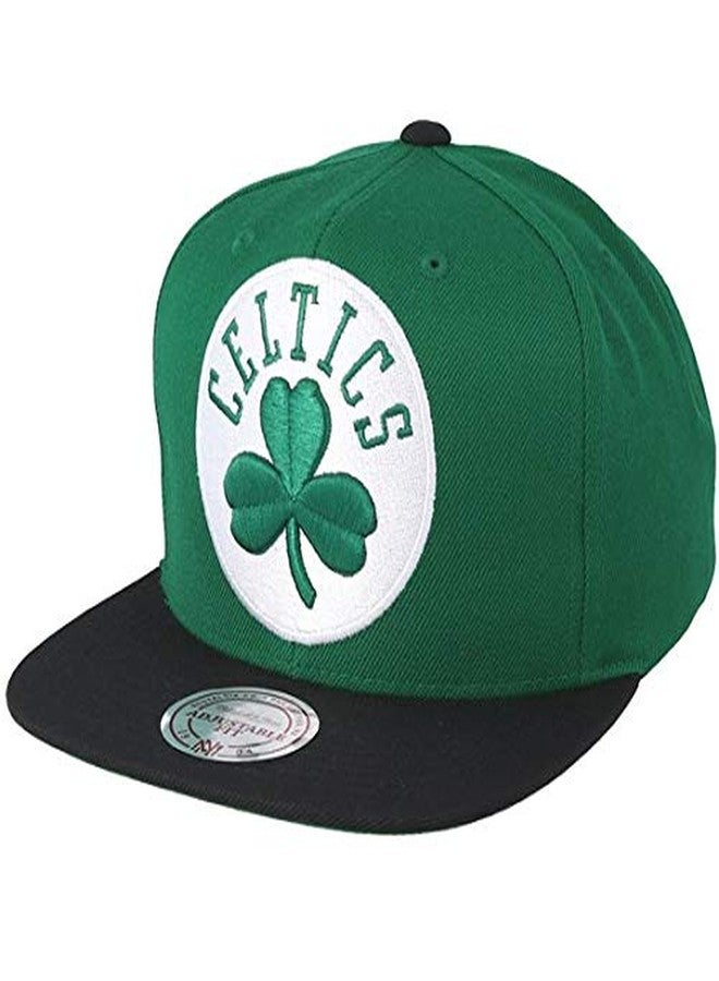 Mitchell & Ness Boston Celtics XL Logo Snapback Hat Green