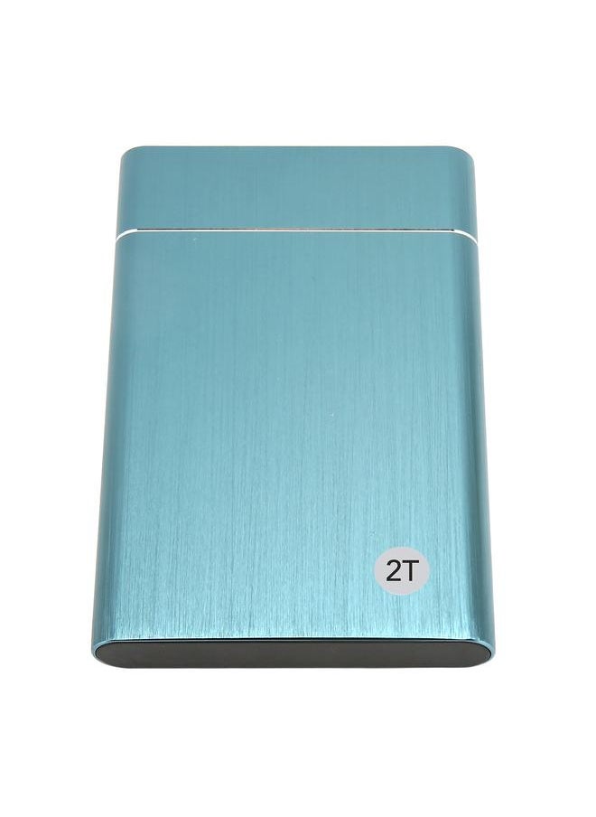 Thoraya 2.5 Inch Portable Metal External Hard Drive USB3.0 High Speed Read and Write Ultra-thin External Hard Drive for PC/Mac/Laptop/PS5/Xbox One Blue 2TB  - Image 3