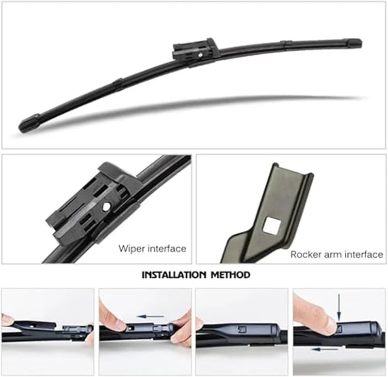 Wivplex Car Front Wiper Blades for Passat CC 2012-2017 - Image 3