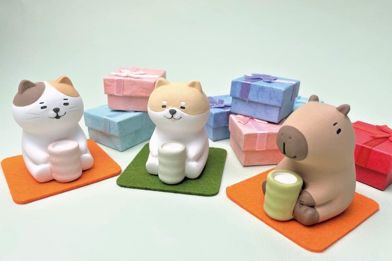 Terra Distribution Stone Diffuser Tea-Drinking Animals [ Designed in Japan] Non Electric Passive Diffuser for Essential Oil and Aromatherapy (Ceramic/Clay) (Tea-Drinking Capybara) - Image 5