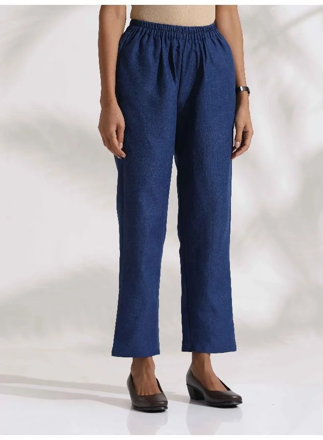 ترو برونز trueBrowns Blue Slub Co-ord Set