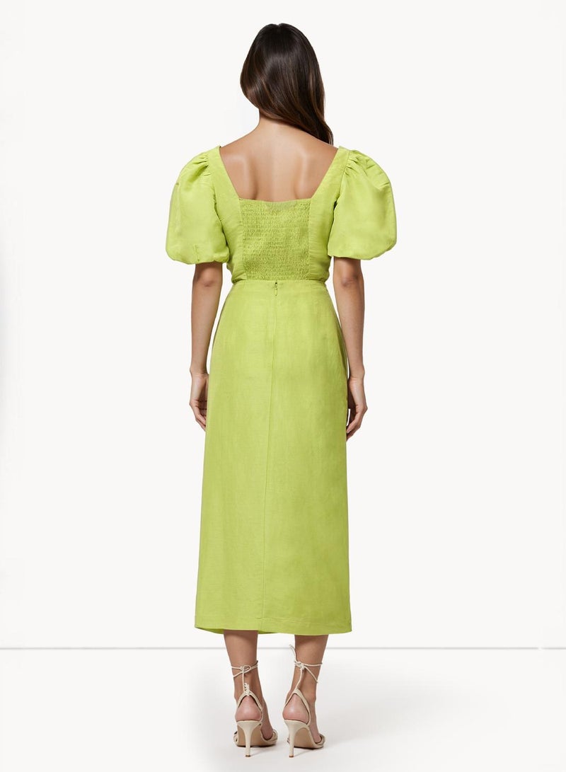 French Connection Islay Linen Midi Skirt - Image 2