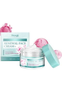 Renewal Face Cream, Renewal Face Cream Anti-Wrinkle Skin Repair Face Cream, Brightening Facial Cream, Dark Spots Cream,Face Wrinkle Cream for All Skin Types, Saam Face Cream Korean 50g