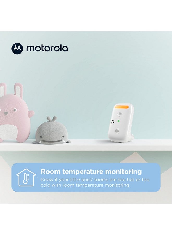 Motorola Nursery جهاز مراقبة الأطفال الصوتي Motorola Nursery PIP11، مزود بإضاءة ليلية، ومدى يصل إلى 1000 قدم، وإمكانية التحدث في اتجاهين، وأغاني تهويدة، ووحدة محمولة للآباء (تتضمن بطاريات AAA قابلة لإعادة الشحن) - Image 3