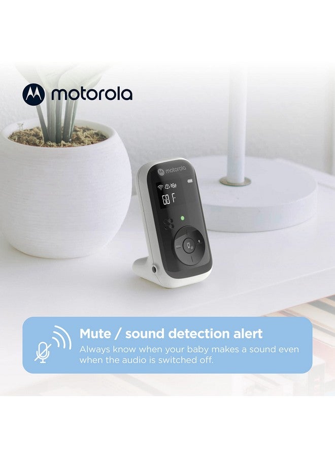 Motorola Nursery جهاز مراقبة الأطفال الصوتي Motorola Nursery PIP11، مزود بإضاءة ليلية، ومدى يصل إلى 1000 قدم، وإمكانية التحدث في اتجاهين، وأغاني تهويدة، ووحدة محمولة للآباء (تتضمن بطاريات AAA قابلة لإعادة الشحن) - Image 4