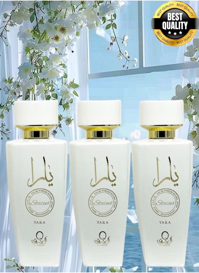 Yara - 3 Pieces Yara Status Al Aqeeq Perfume EDP 100ML - Image 1