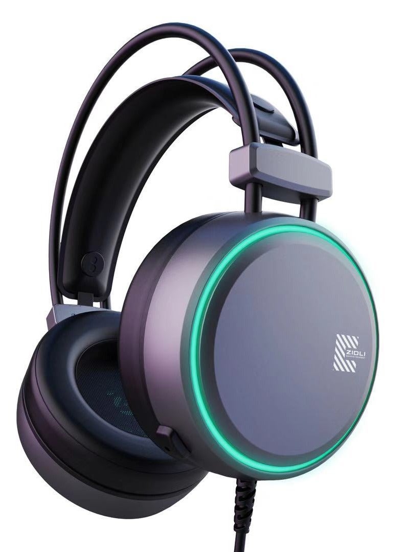 ZIDLI 7.1 Surround Over-Ear Gaming Wired Headphones For PS4/PS5/XOne/XSeries And PC,ENC,Hidden Mic - Image 1