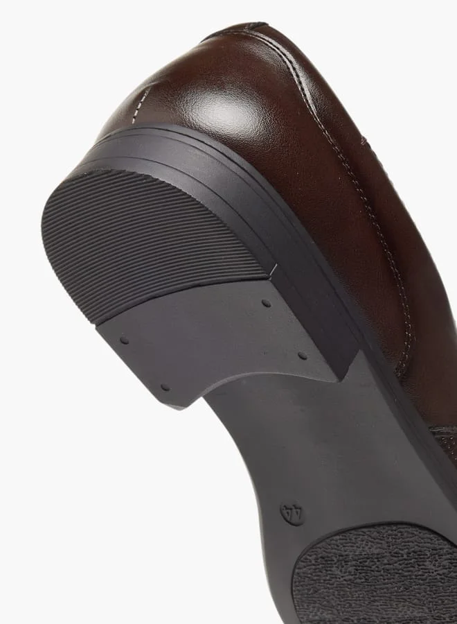 LBL by Shoexpress Men Textured Slip-On Loafers