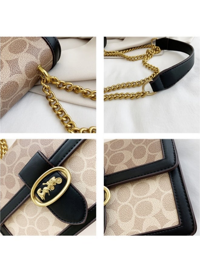 Women's Fashion Retro Shoulder Bag, Ladies Large Capacity Crossbody Bag Sling Bag Side Bag Carry Bag, PU Leather Handbag Tote Bags Clutch Bag Satchel Bag for Daily Commuter/Banquet/Party/Campus  - Image 5
