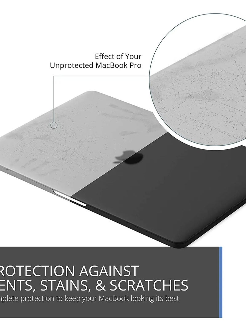 Rubberized Hard Case for MacBook Pro 13 Inch A2338(M2 M1) A2251 A2289 A2159 A1989 A1706 A1708 , Snap On Hard Shell Case Cover for MacBook Pro 13 2016--2022 Release with/Without Touch Bar, Black  - Image 4