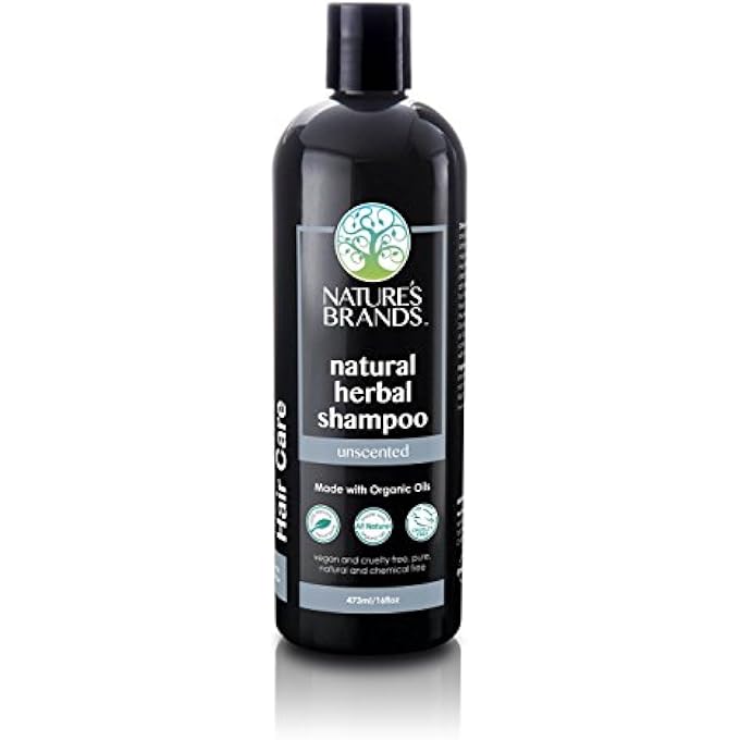 Nature's Brands HERBAL CHOICE MARI NATURAL SHAMPOO, UNSCENTED; 16FLOZ, MADE WITH ORGANIC