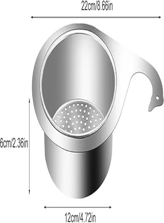 AESTROKE Kitchen Sink Strainer Basket, Stainless Steel, Multi-Purpose Drain Filter for Fruits, Vegetables and Kitchen Waste - Image 4