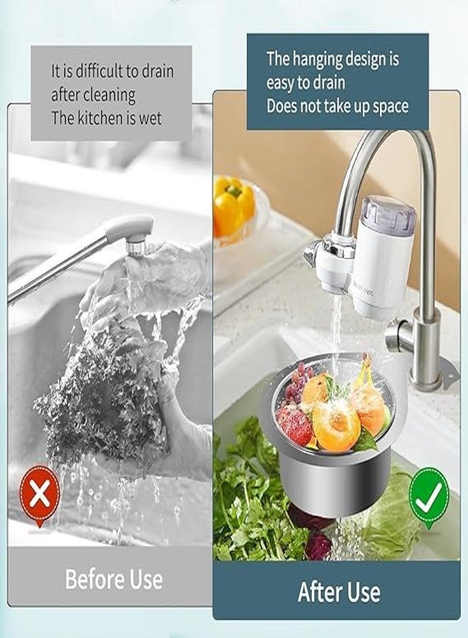 AESTROKE Kitchen Sink Strainer Basket, Stainless Steel, Multi-Purpose Drain Filter for Fruits, Vegetables and Kitchen Waste - Image 5