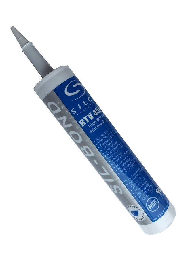 Sil - Bond Food Grade Nsf Fda Rtv Silicone Sealant Adhesive Clear 10.3Oz 1 10.3 Ounce Tube
