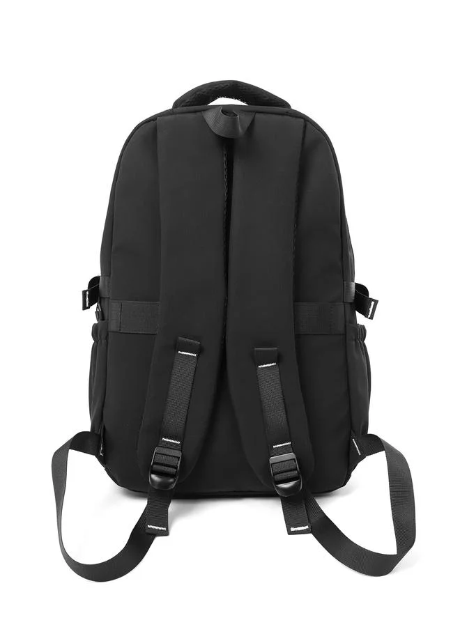 Take Two Durable Black Nylon Backpack
