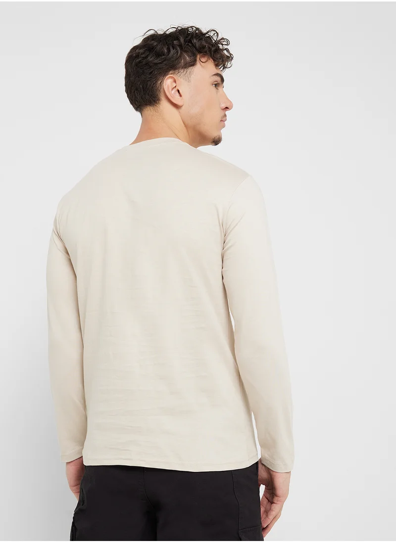 Seventy Five Basics Graphic Long Sleeve T-Shirt