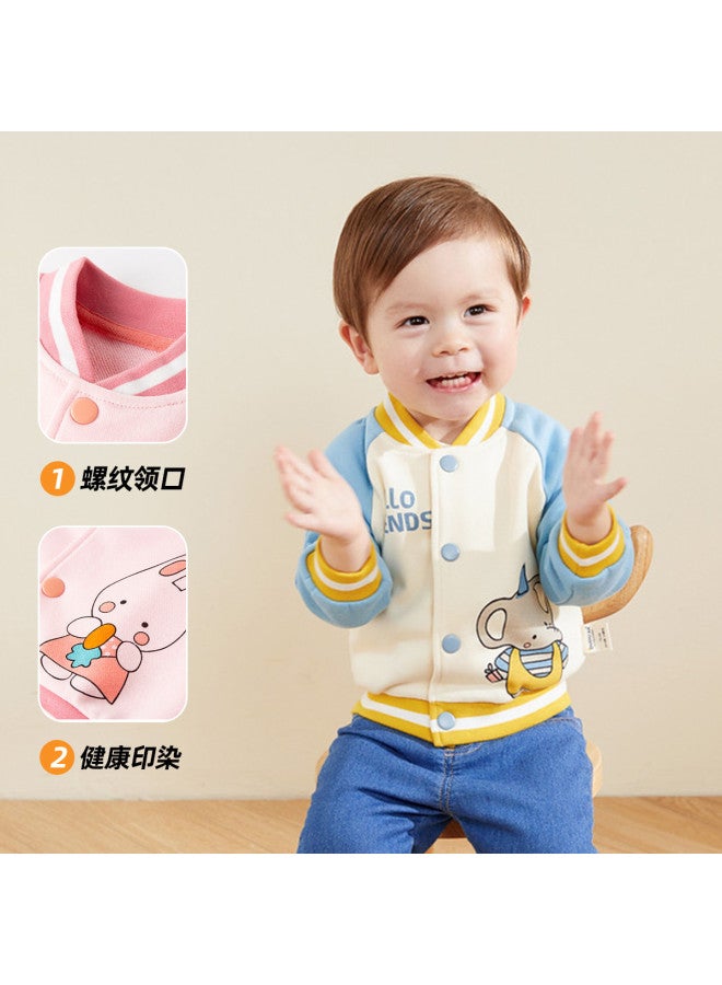 Doodle Home kids Baseball Jacket - Trendy Autumn Outerwear For Boys & Girls, Stylish Baby & Children's Clothing - Image 3
